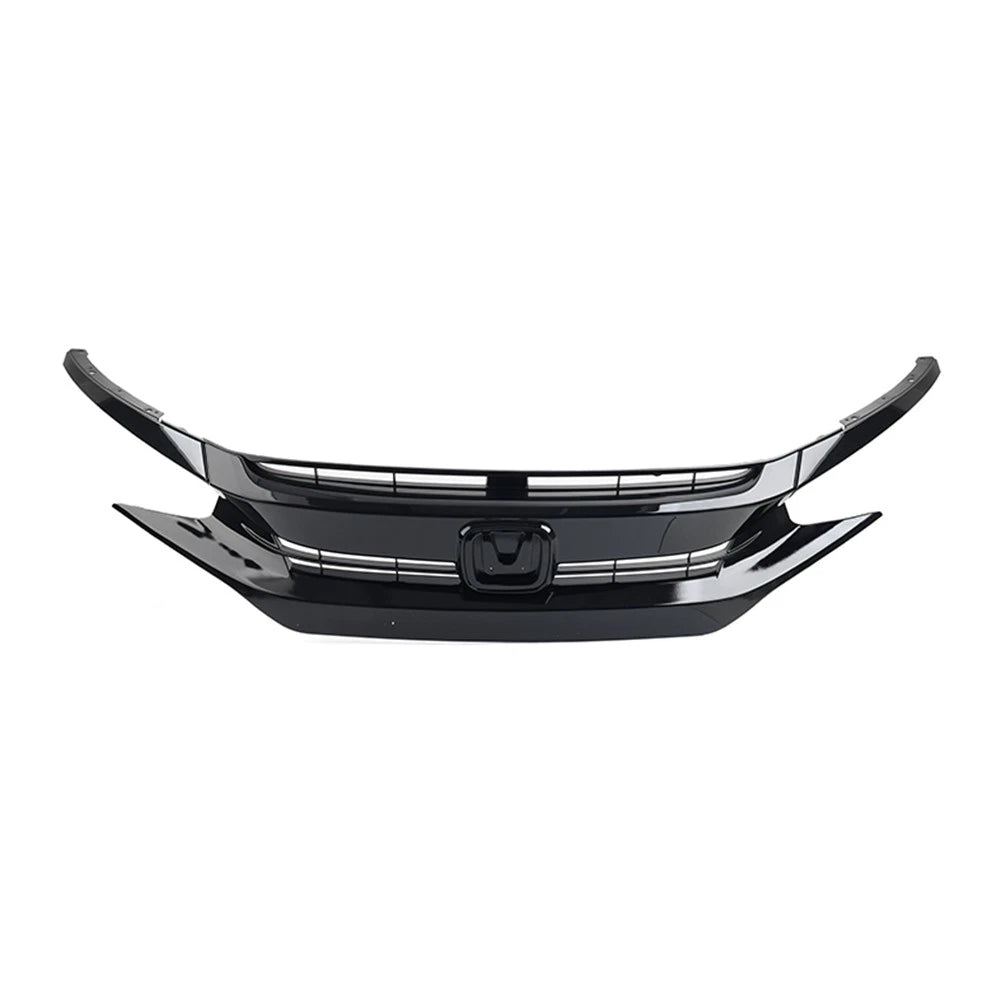 Front Grille Upper Grill Hood Eyelid For Honda Civic Coupe Sedan 2016-2018 2017