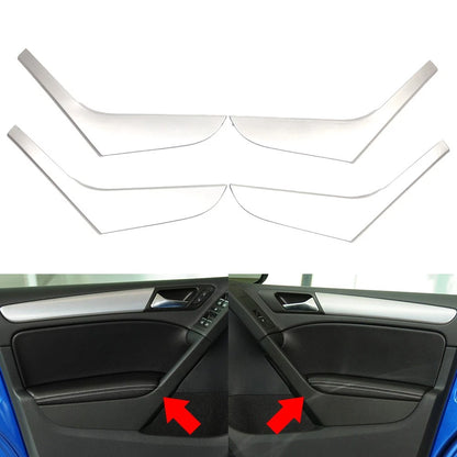 Front Rear Side Inner Door Handle Trim Cover For VW Golf MK6 2009-2013