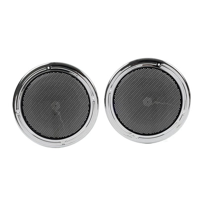 Motorcycle Rear Tour Pack Speaker Pod Grilles For Harley Road Tri Glide FLTRU