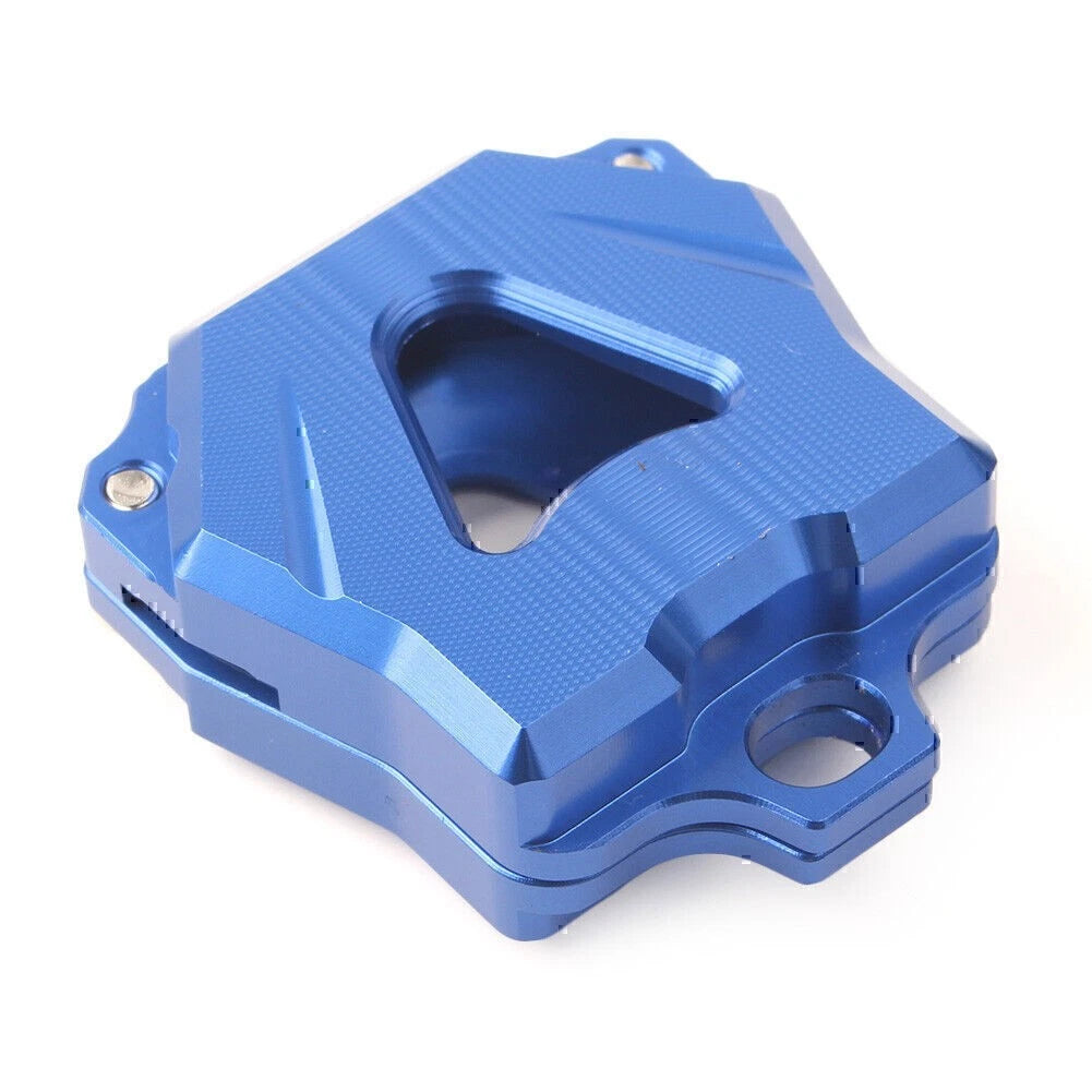 1x CNC Motor Key Shell Case Cover For Yamaha YZF R1 MT10 FZ07 FJ-09 XSR700 Blue