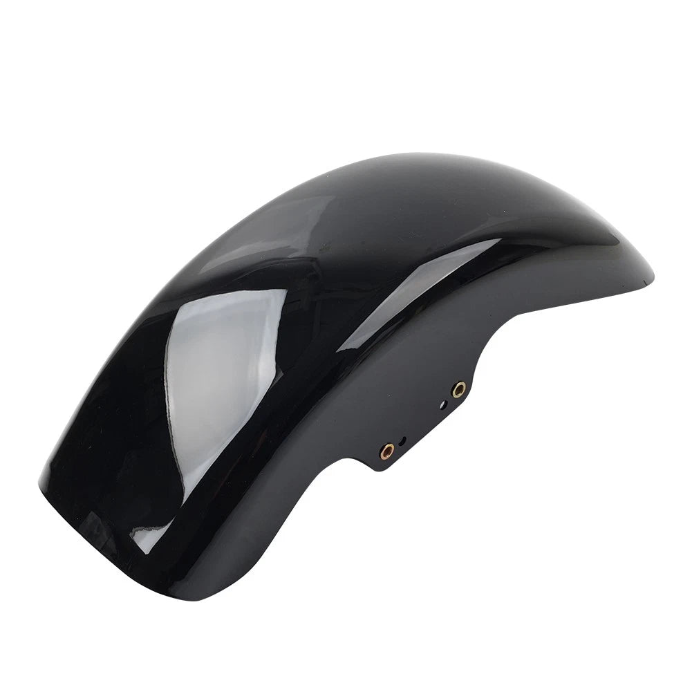 Vivid Black Front Mudguard Cover Fit for Harley-Davidson Softail Fat Boy 2018-24