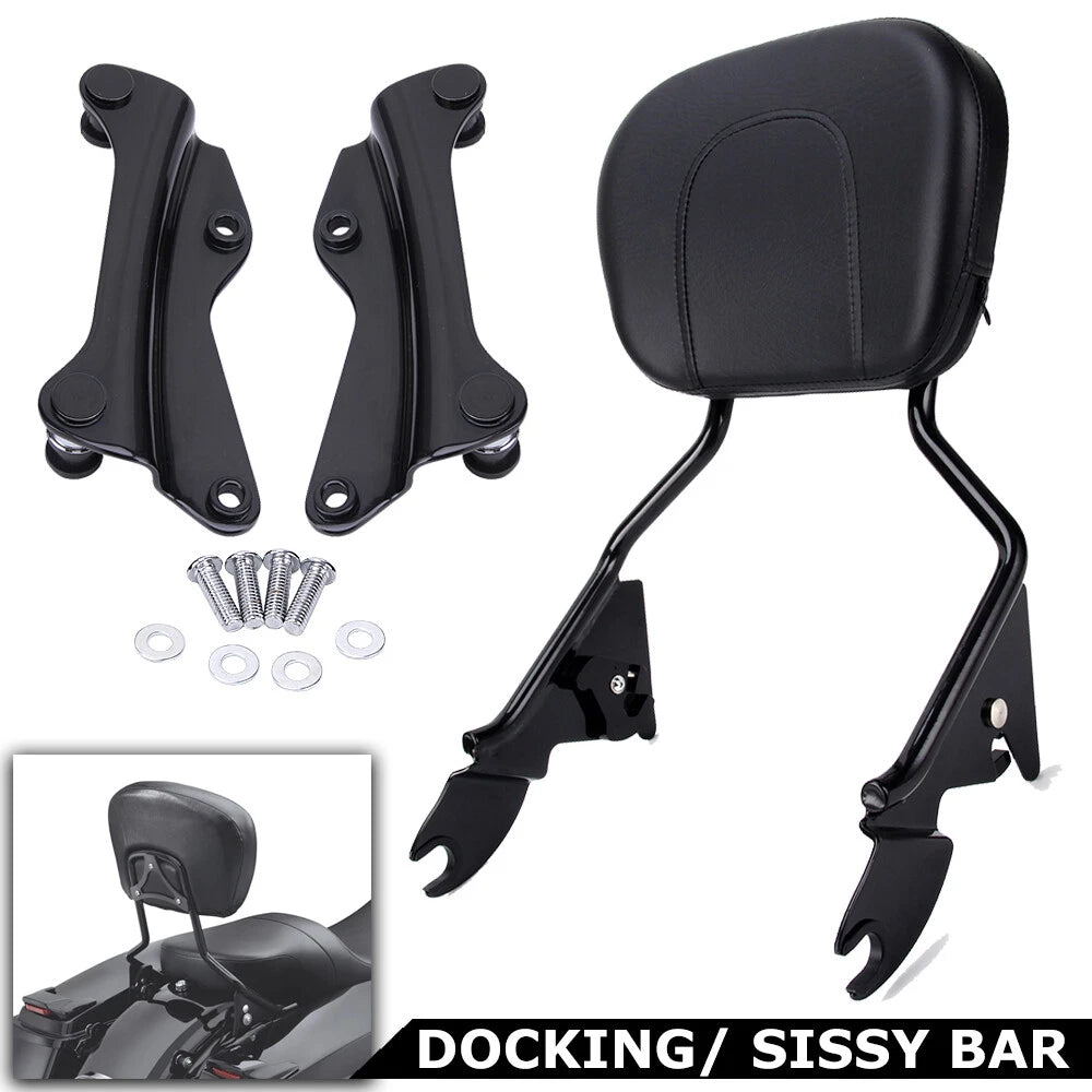 Backrest Sissy Bar Docking Kit For Harley Street Glide Electra Glide 2014-2023