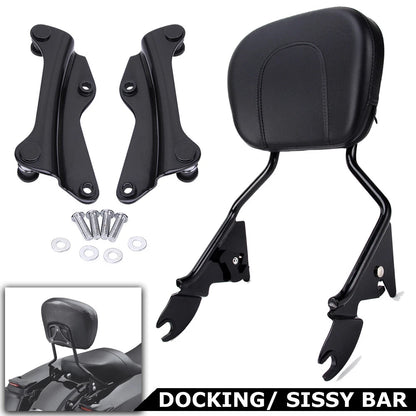 Backrest Sissy Bar Docking Kit For Harley Street Glide Electra Glide 2014-2023