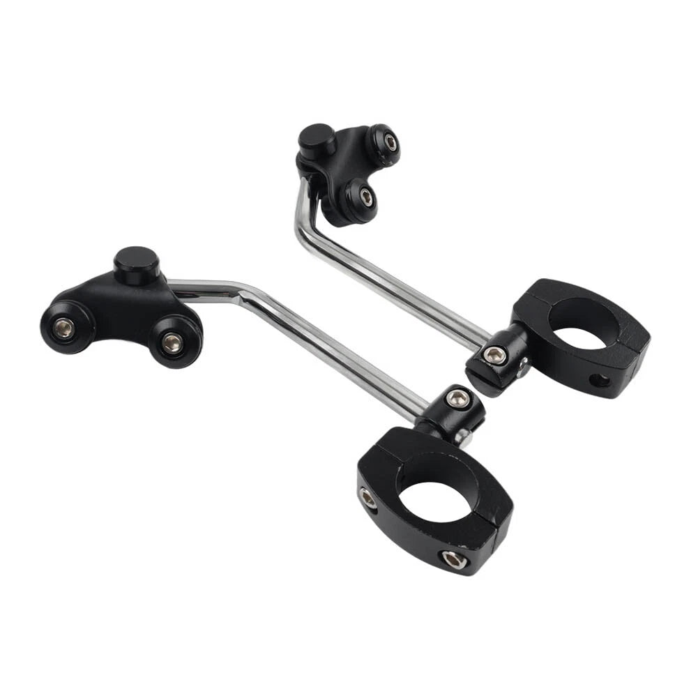 1 Set Universal Motorcycle Windshield Mounting Hardware Kit Metal For 25MM Bars