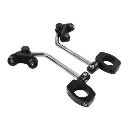 1 Set Universal Motorcycle Windshield Mounting Hardware Kit Metal For 25MM Bars