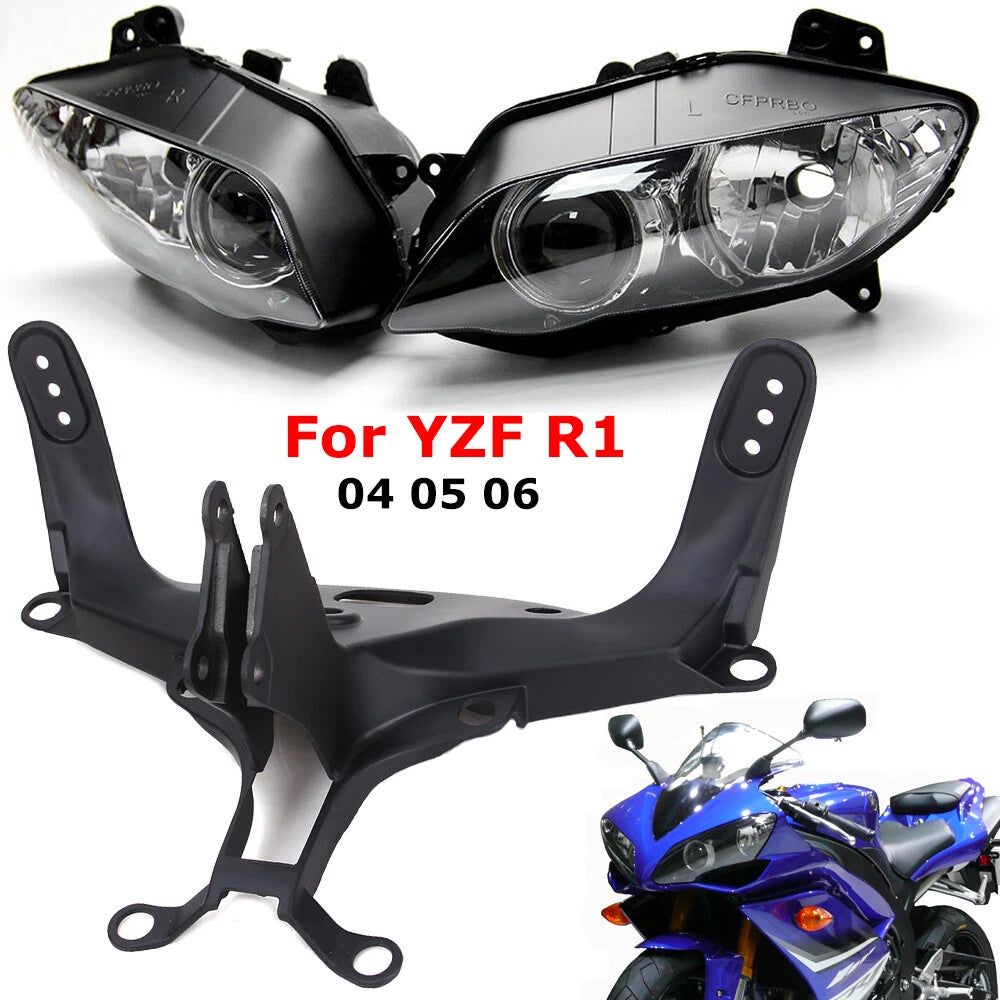For 2004-2006 Yamaha YZF R1 YZF-R1 Front Headlight & Upper Fairing Stay Bracket