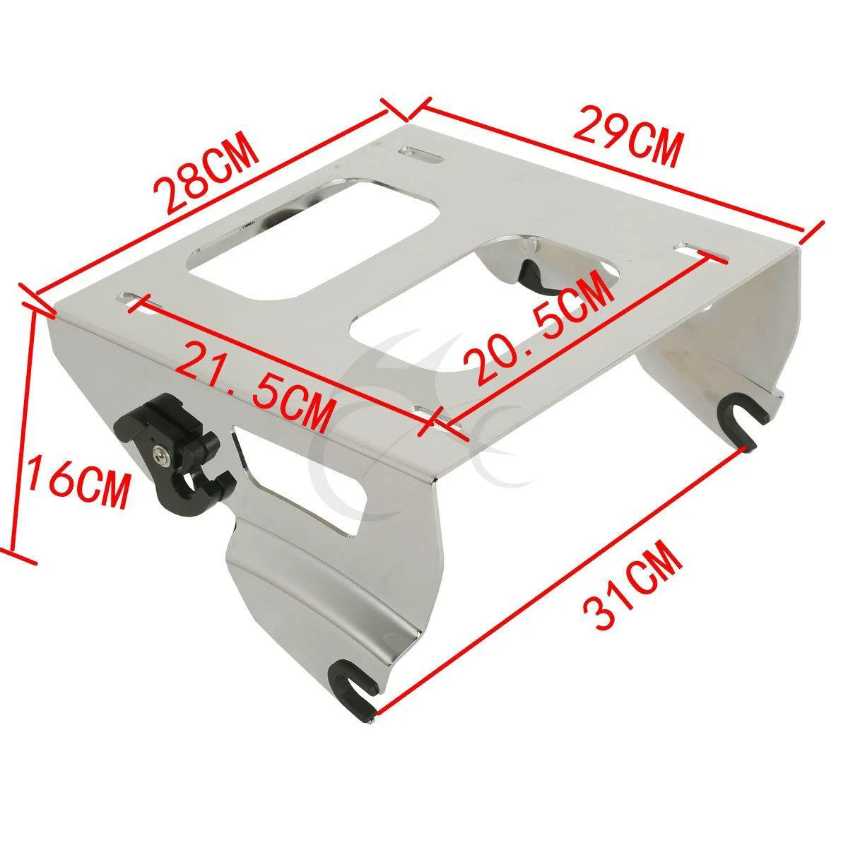 Razor Trunk Backrest Solo Mount Rack Fit For Harley Street Road Glide King 14-Up