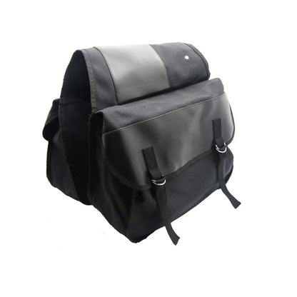 Universal Motorcycle Scooter Luggage Saddle Bag Rear Side Storage Pannier Bag