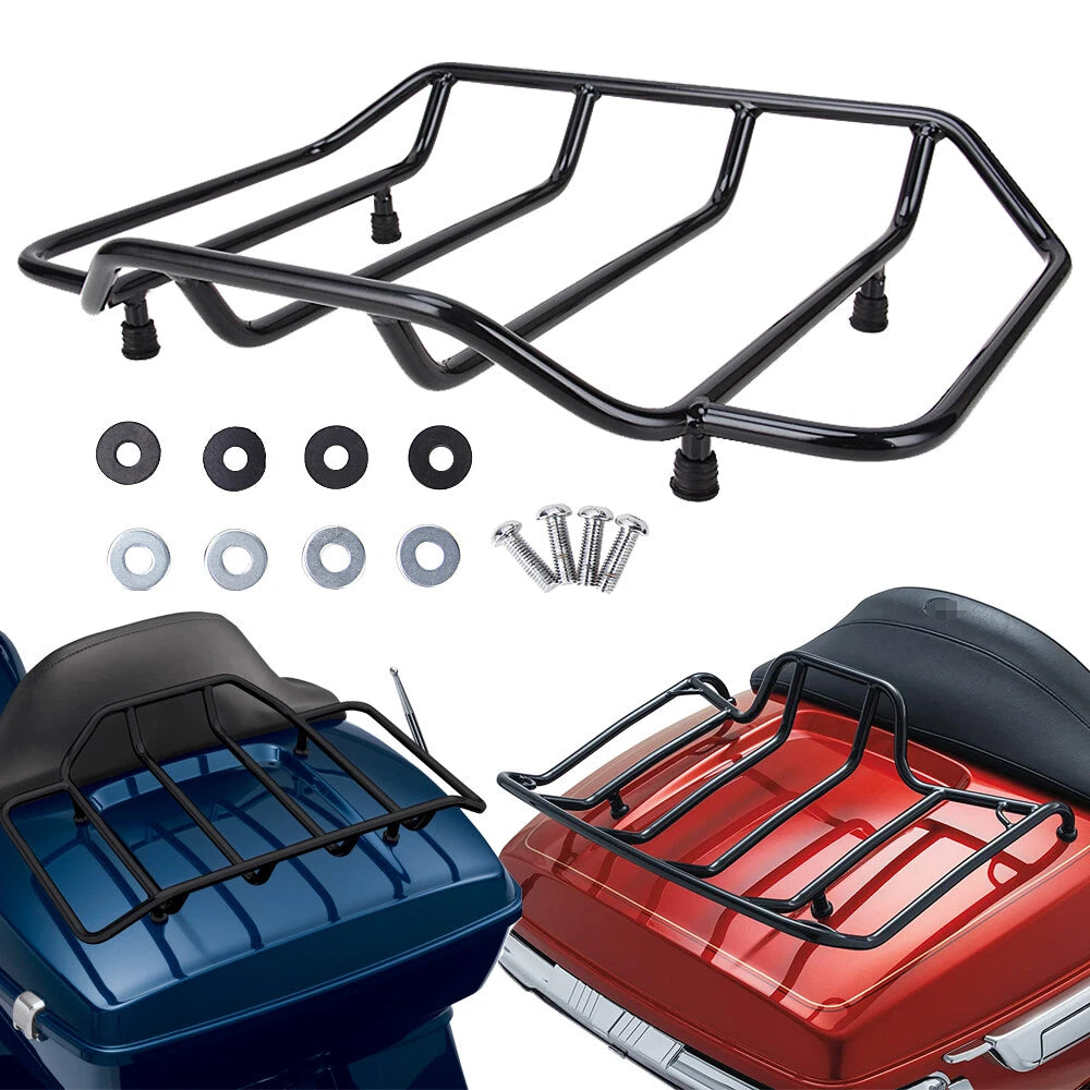 Tour Pack Pak Luggage Top Rack For Harley Road King Street Electra Glide 1984-Up