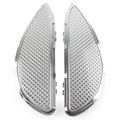 2x Driver Floorboards For Harley Road Electra Glide Classic FLHTC FLHTCU Chrome