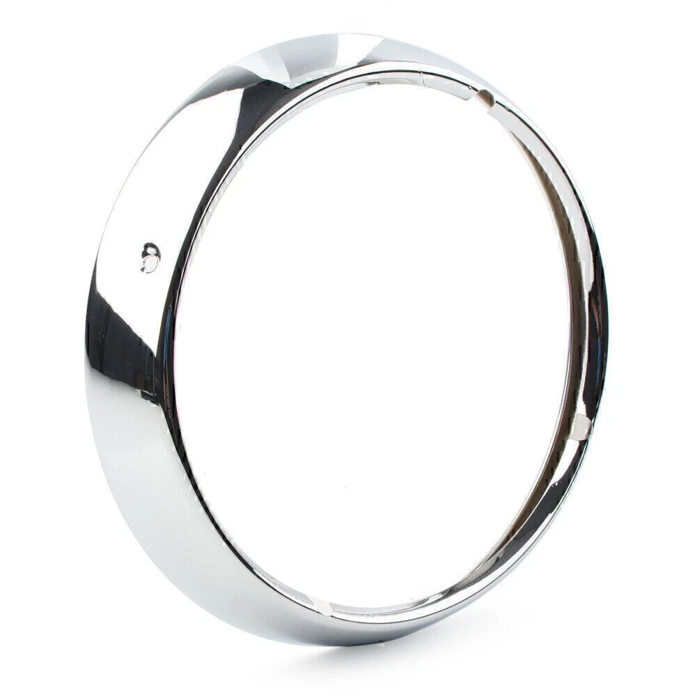 1 Pcs 7" Chrome Head Light Headlamp Trim Ring Cover Fit Harley Touring Road King