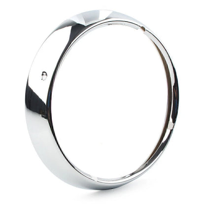 1 Pcs 7" Chrome Head Light Headlamp Trim Ring Cover Fit Harley Touring Road King