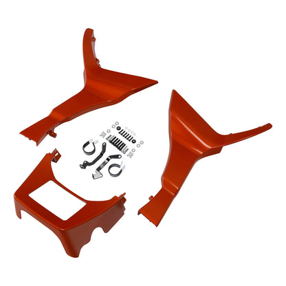 Side Fairing Spoilers Cover Fit For Harley Road Glide FLTR 17-Up Scorched Orange
