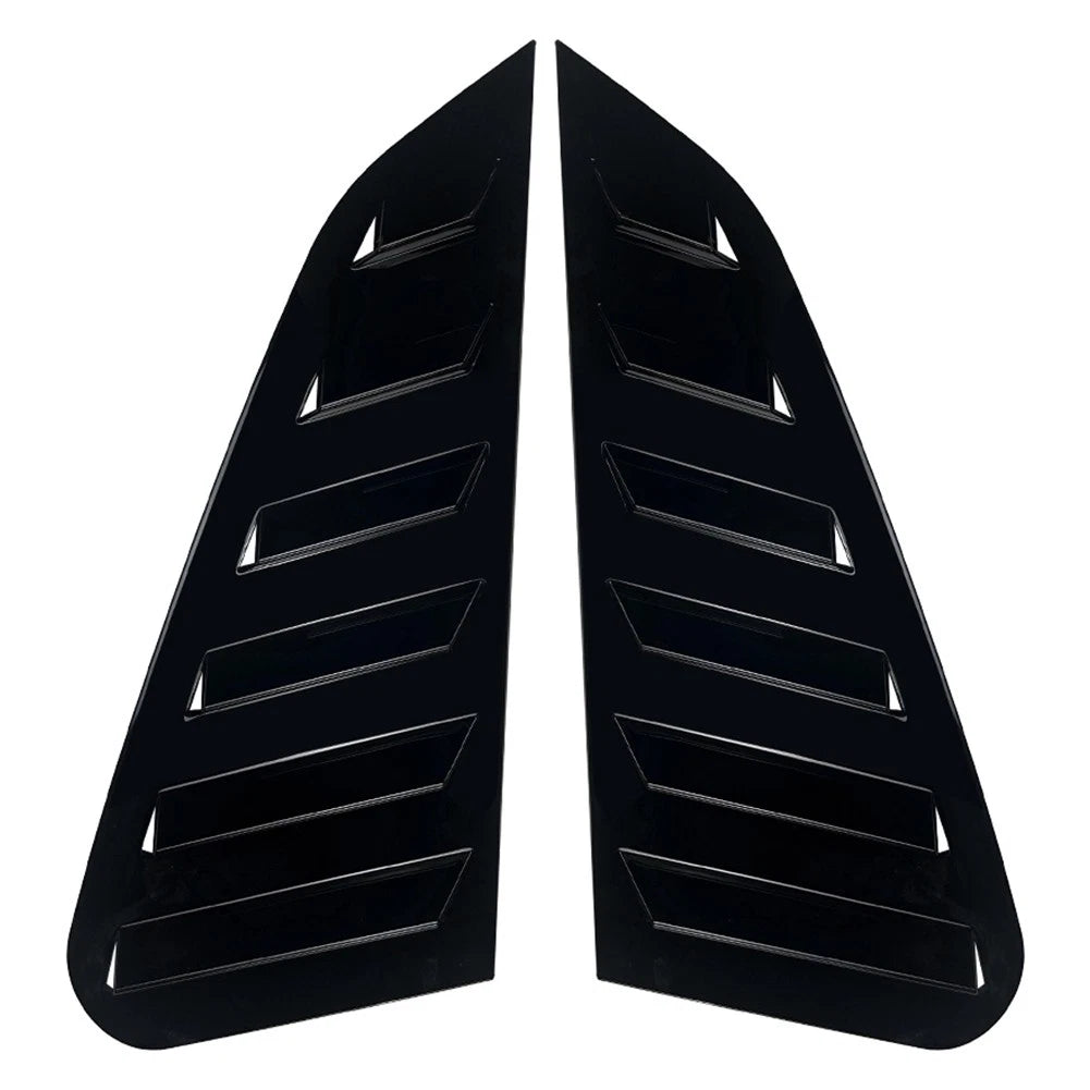 2pcs Rear Window Shutter Louvers Cover Trim For Subaru Impreza WRX STI 2011-2014