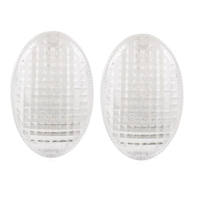 2x Motorcycle Turn Signal Light Lens Fit KAWASAKI EX250R NINJA 250R Vulcan Clear