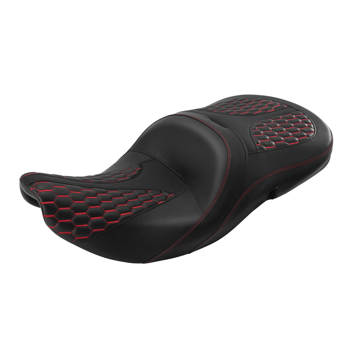 Black Red Rider Passenger Seat Fit For Indian Chieftain 14-25 Dark Horse 16-25