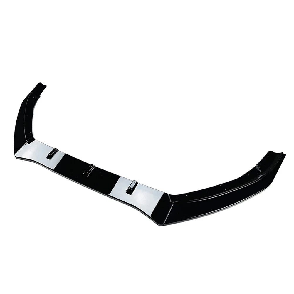 Front Bumper Spoiler Splitter Lip For Ford Focus RS MK3 2015-2018  Glossy Black