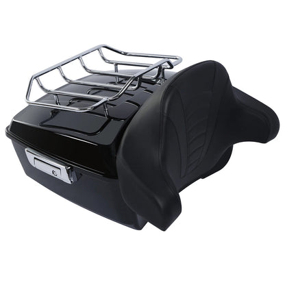 King Trunk Pad 2Up Rack Plate Fit For Harley Road Glide King 2014-2025