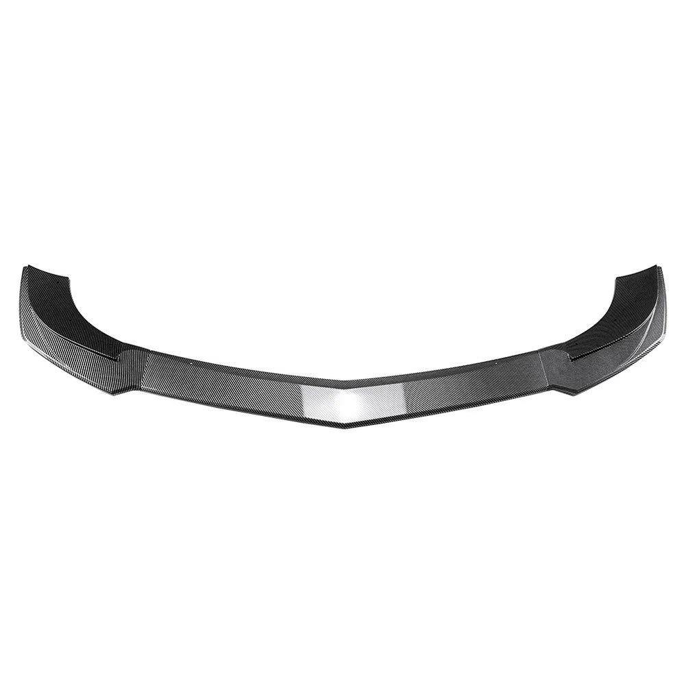 Front Bumper Spoiler For MBenz C Class W204 S204 Facelift 2011-14 Carbon Look