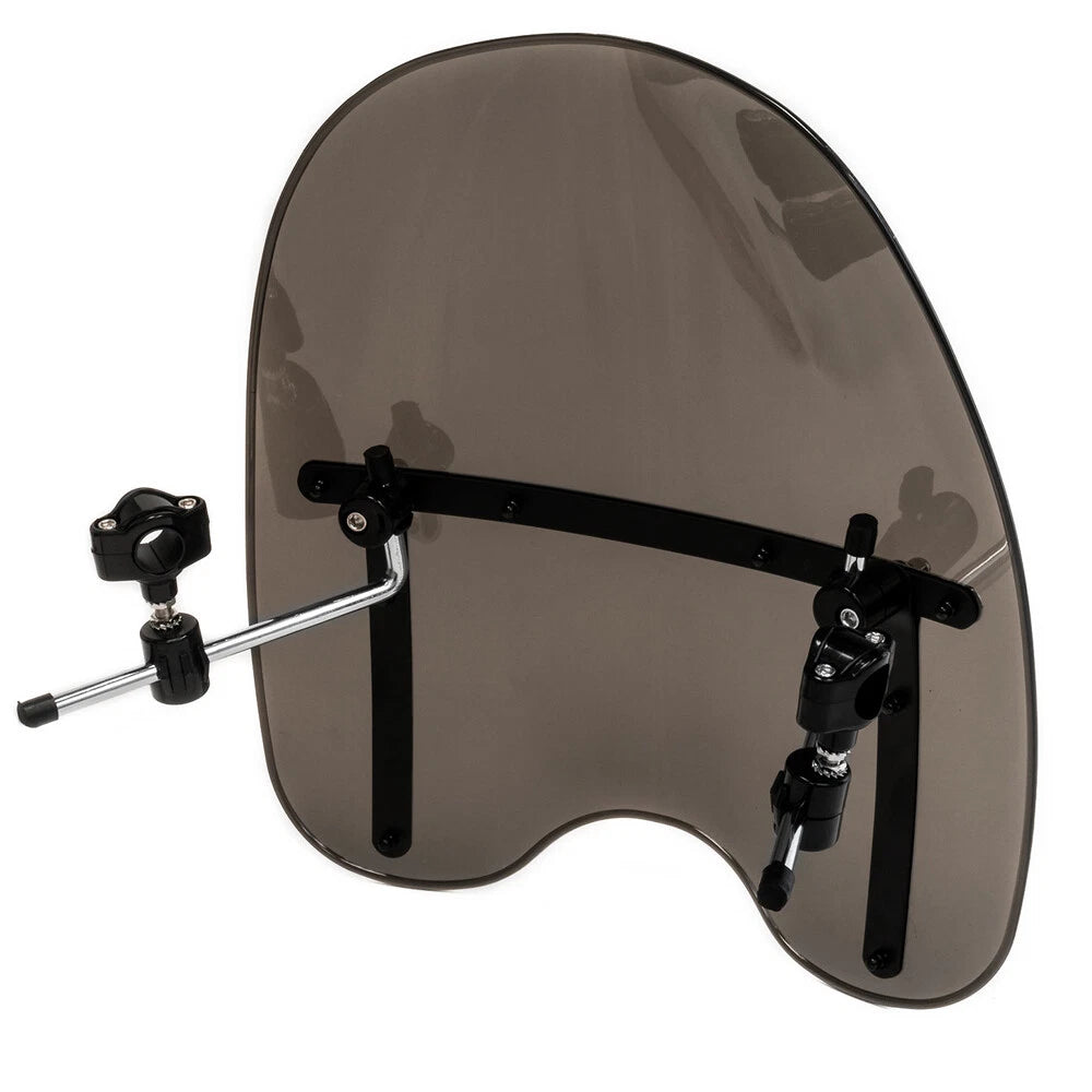 Motorcycle Windshield Windscreen for Harley Honda Suzuki Yamaha Cruiser 19"*17"