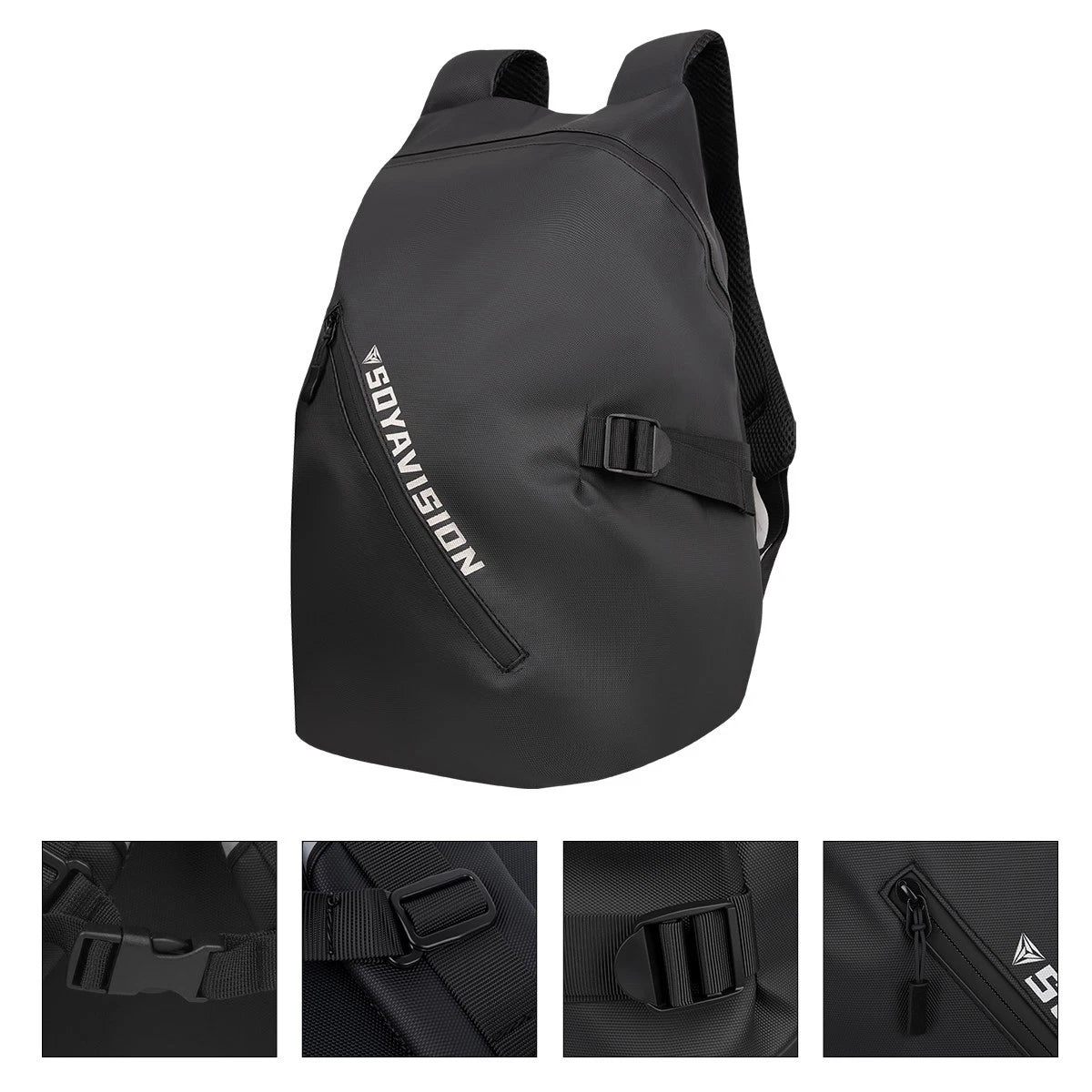 Motorcycle Backpack Lightweight Waterproof Helmet Storage Bag Men for Riders