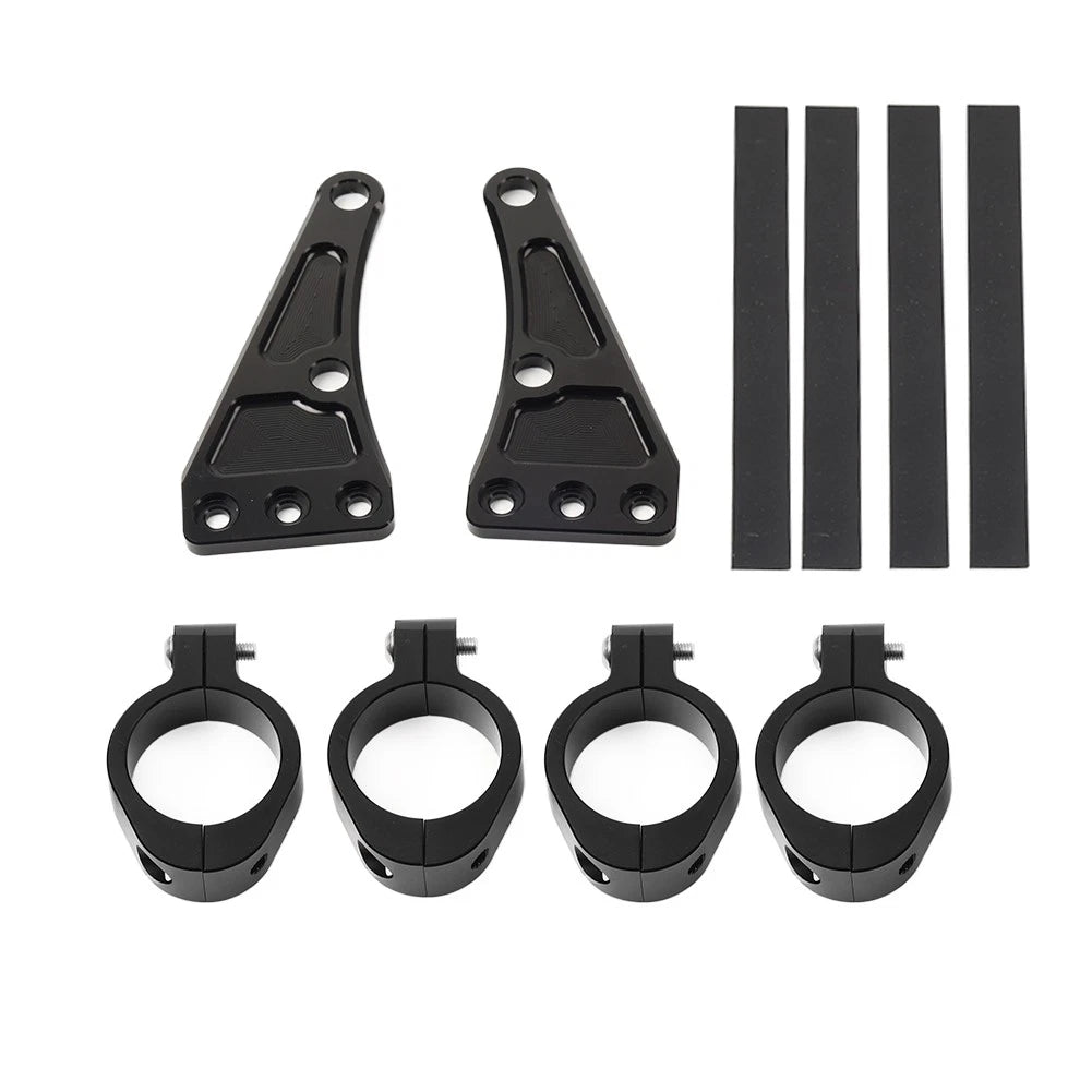 37MM Motorcycle Headlight Bracket Mount Clamp Fork Tube Holder For Harley