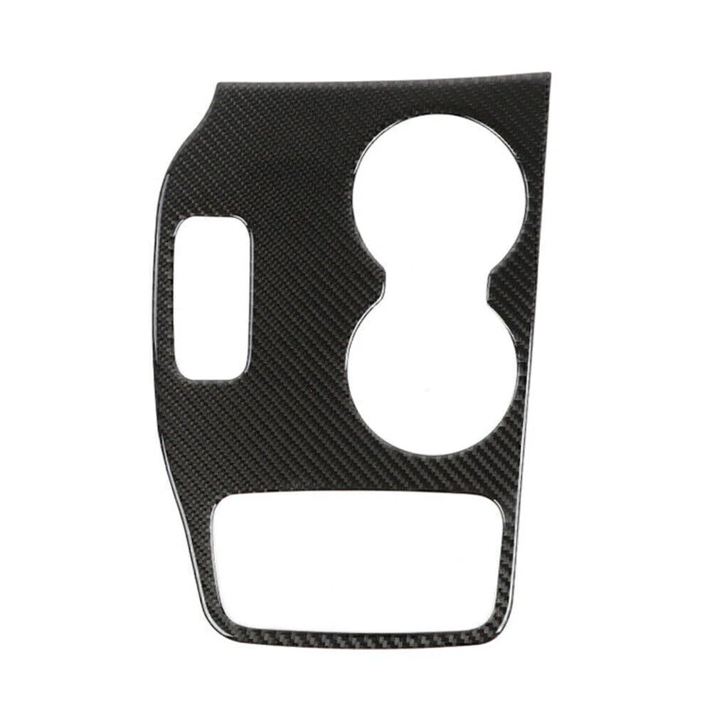 Carbon Fiber Dashboard Gear Shift Panel Cover Trim Fit Jeep Grand Cherokee 14-15