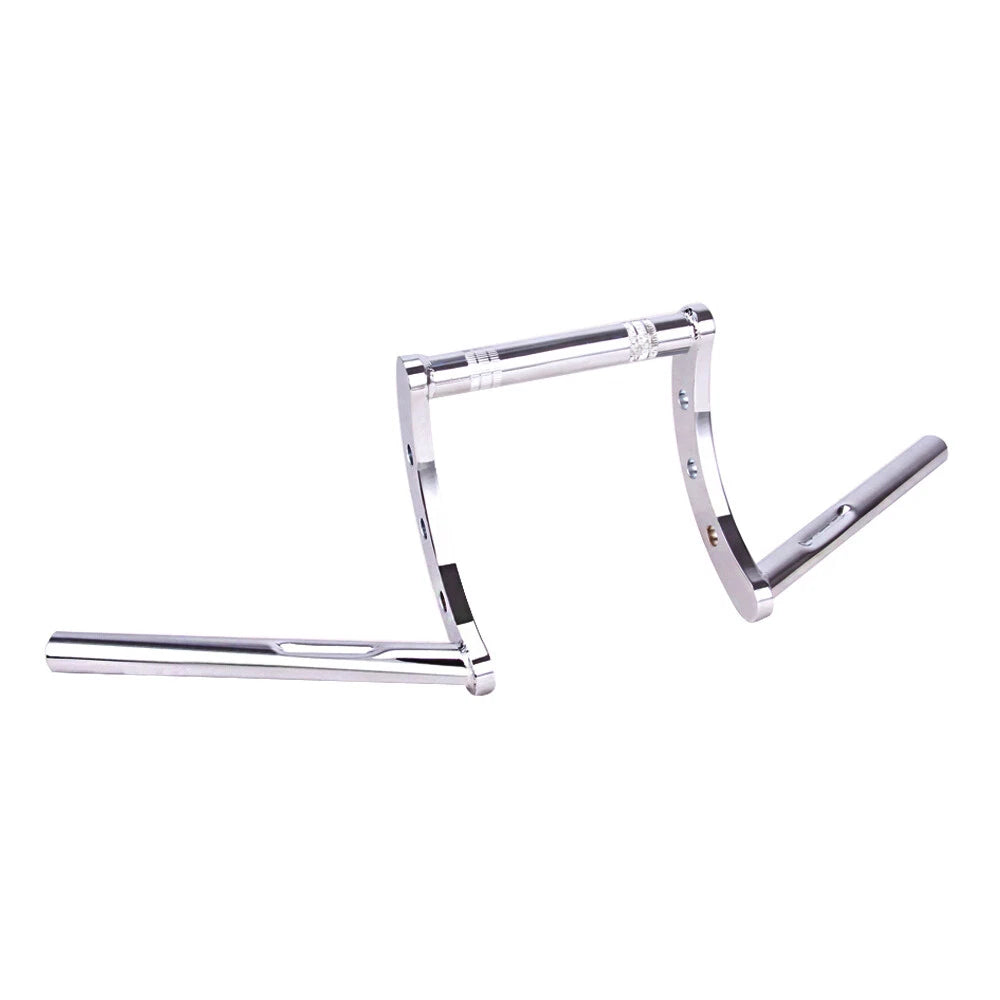Chrome Z-Bars 1" Riser Handlebars for Harley Sportster Dyna Bobber Motorcycle