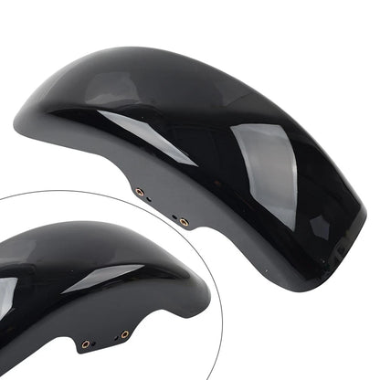 Vivid Black Front Mudguard Cover Fit for Harley-Davidson Softail Fat Boy 2018-24