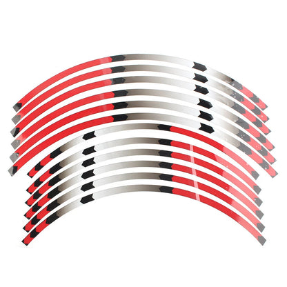 Fit HONDA XR650L 93-2021 XR250l 91-02 Rim Wheel Stripes Decals Tape Stickers red
