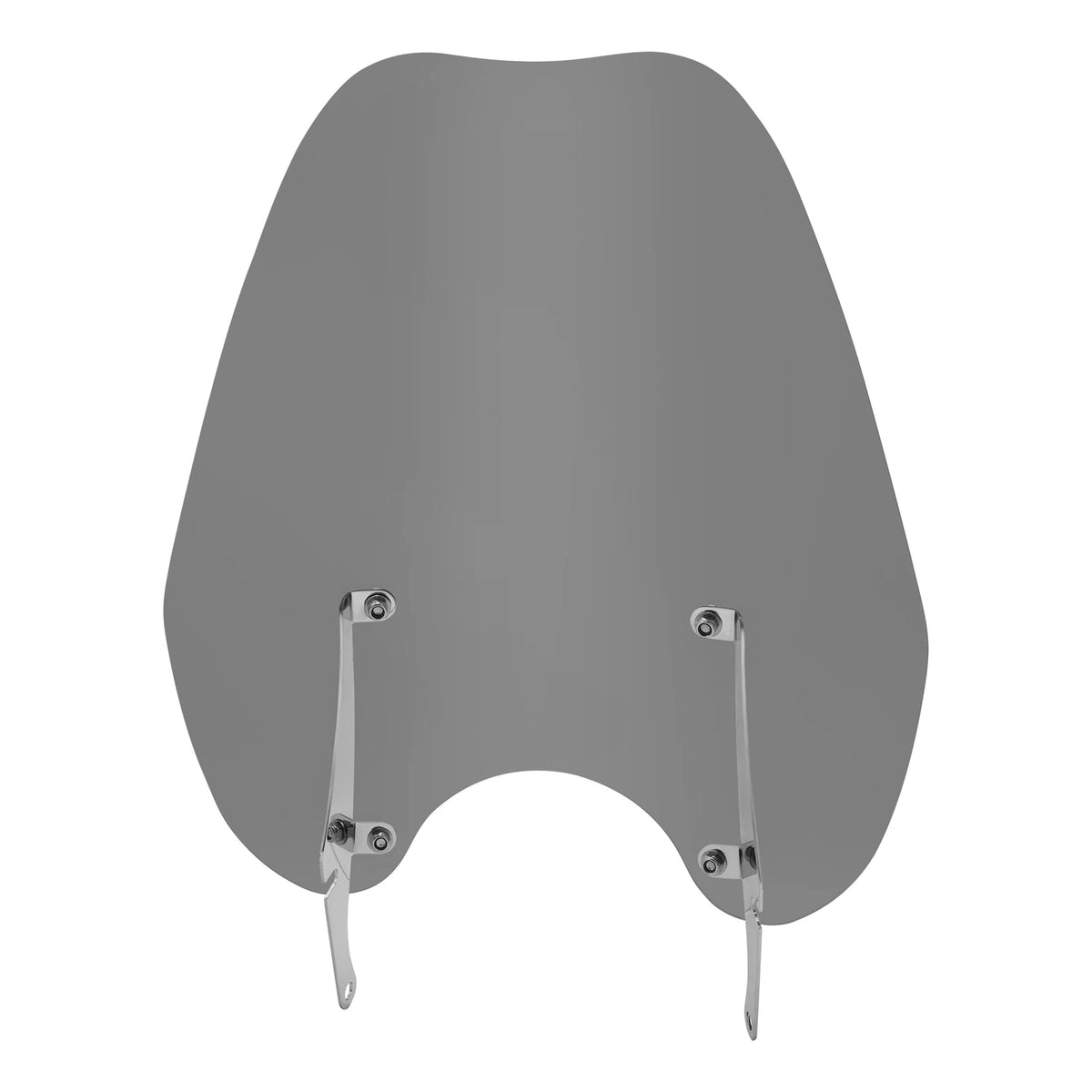 Smoke Windshield Windscreen & 49MM Quick Clamps For Harley FXBB FXBR FXBRS 18-Up