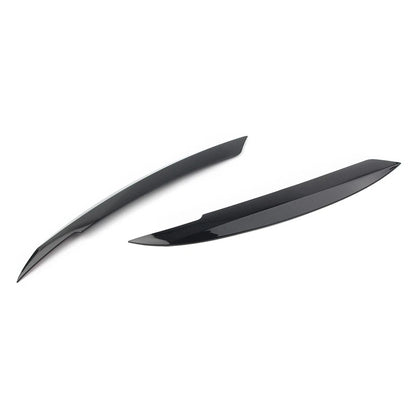 Headlight Eyelid Cover Eyebrow Trim For VW Jetta MK6 Sagitar NCS 2010-2018 17 US