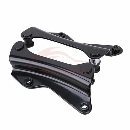 Black 4 Points Docking Hardware Kit Cover Fit for Harley Touring FLHR FLHX 14-20