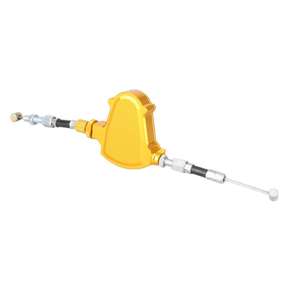 Aluminum Stunt Clutch Pull Cable Lever Easy System Fit For Honda Kawasaki Gold