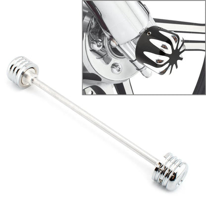 Fit Harley Davidson FXFB FXFBS FXDRS Front Axle Nut Cover Cap Installation Kit