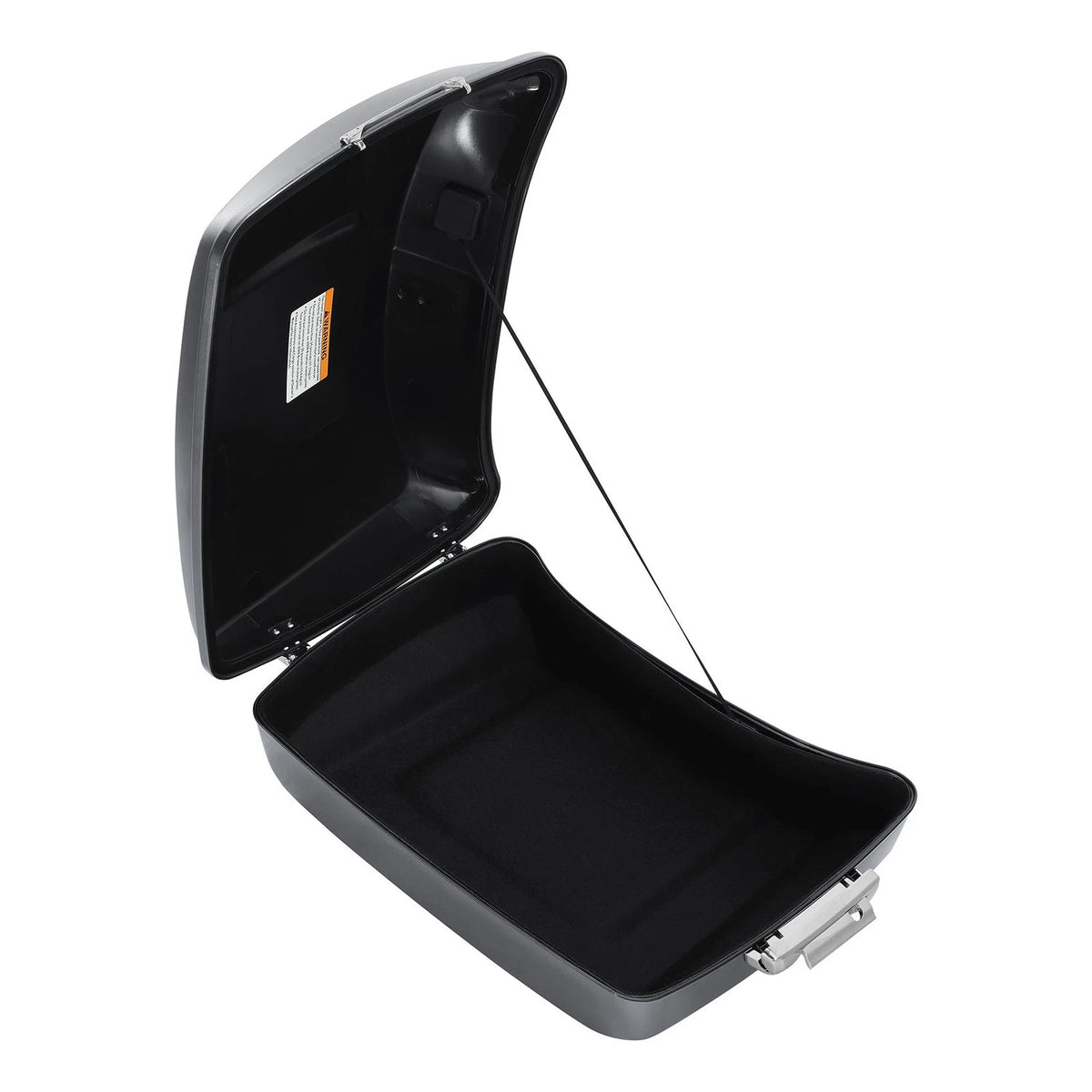 Chopped Trunk Luggage Fit For Harley Electra Glide 14-Up Gauntlet Gray Metallic