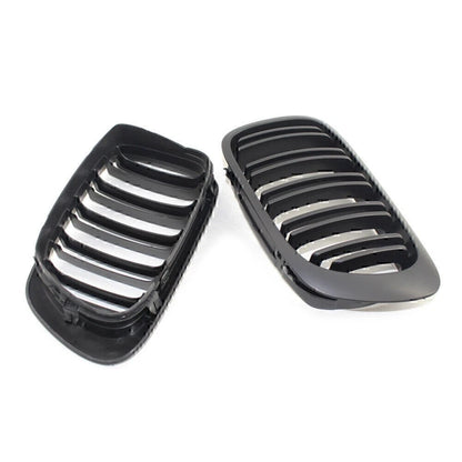 US Double Slat Front Kidney Bumper Grille For BMW 3 Series E46 M3 Cabrio