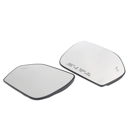 1 Pair Side Mirror Glass With Blind Spot Indicator For Ford Explorer 2020-2024