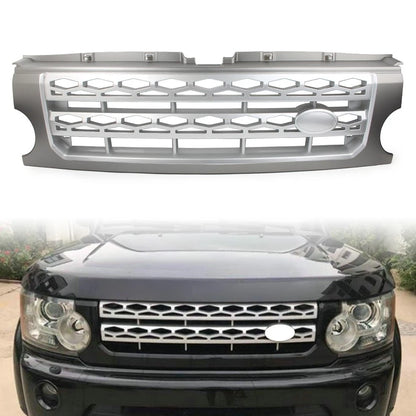 Gray Silver Front Grille Bumper Mesh For Land Rover Discovery LR3 2005-2009 2007