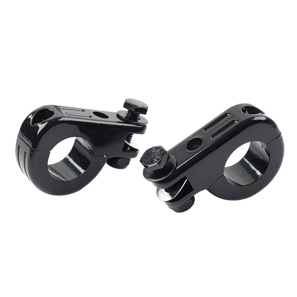 US Foot Peg Mount Clamp Bracket For Harley 1 1/4" Highway Engine Crash Bar