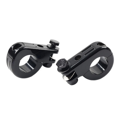 US Foot Peg Mount Clamp Bracket For Harley 1 1/4" Highway Engine Crash Bar