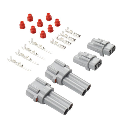 DC Power Outlet Connector Plug Set For Yamaha YZF-R6 YZF-R1 MT07 MT09 XSR TRACER