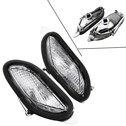 2pcs Clear Front Turn Signal Indicator Lens Winker For Honda ST1300 2002-2009 03