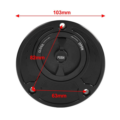 Fuel Gas Tank Cap Keyless for Yamaha R6 R6S R1 FZ1 FZ6 FJR1300 MT-07 FZ-07 MT-01