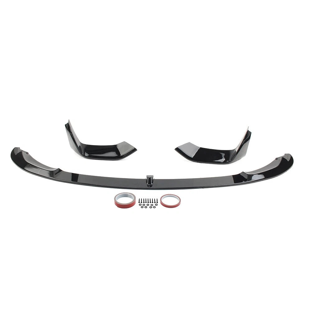 1Set Front Bumper Lip Spoiler Black For BMW F80 M3 F82 F83 M4 2015-2020 US Stock