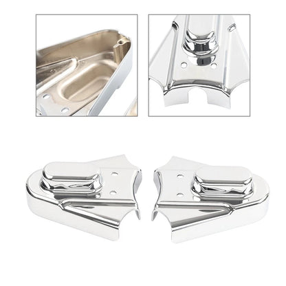 Chrome Rear Phantom Swingarm Axle Covers Kit For Harley Softail Bad Boy Heritage