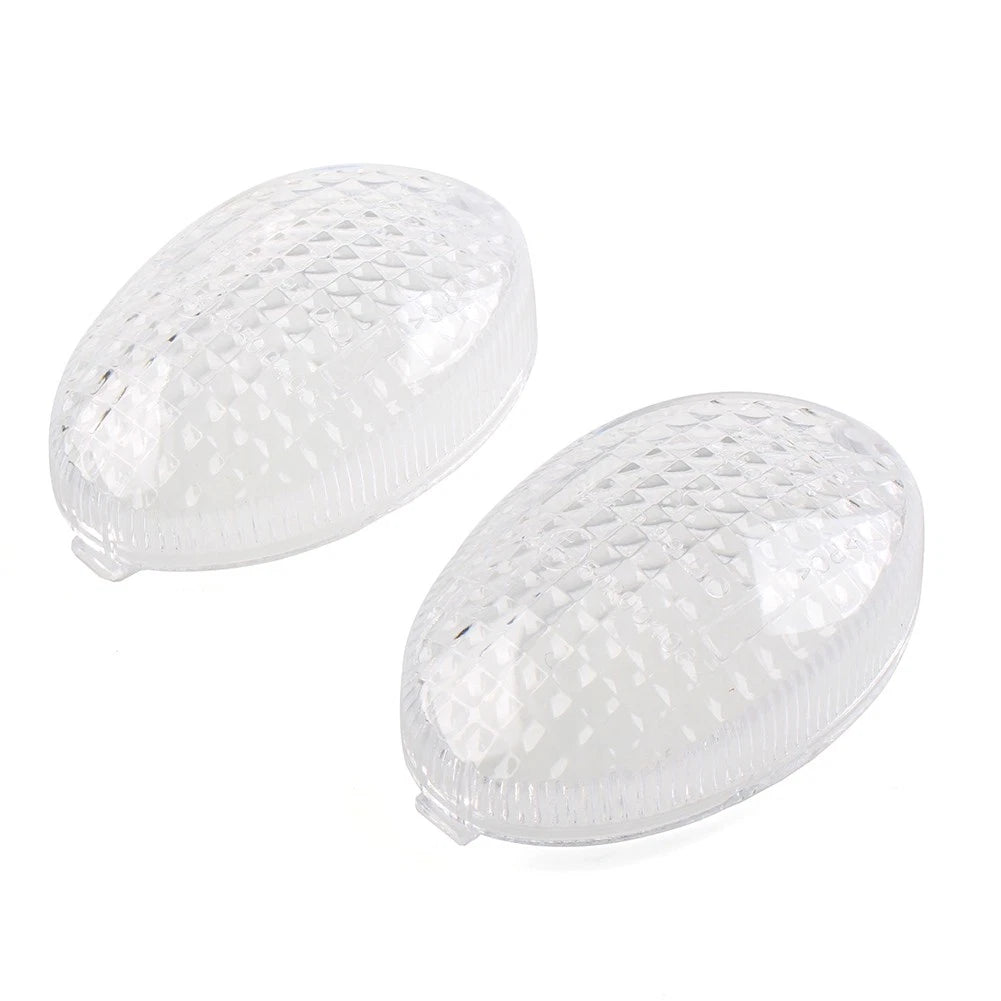 2x Motorcycle Turn Signal Light Lens Fit KAWASAKI EX250R NINJA 250R Vulcan Clear