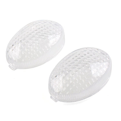 2x Motorcycle Turn Signal Light Lens Fit KAWASAKI EX250R NINJA 250R Vulcan Clear