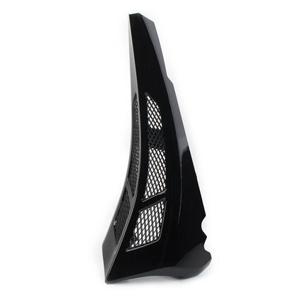 Tall Chin Spoiler Scoop Stretched For Harley Street Road Glide 2014+ Gloss Black