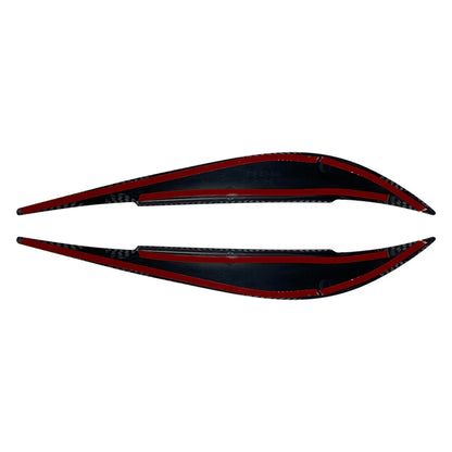 Front Headlight Eyebrow Trim For BMW 4 Series F32 F33 F36 2012-2020 Carbon Fiber